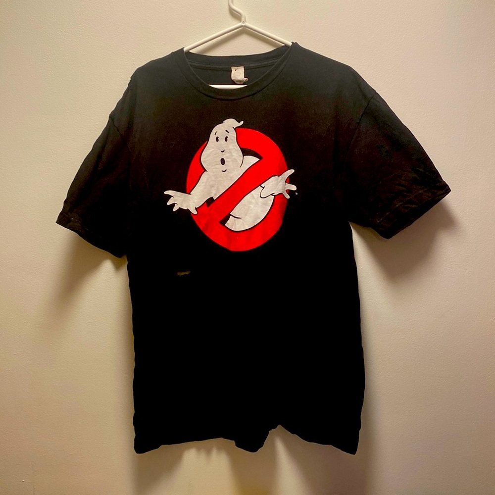 Ghostbuster t shirt men’s xl big hole